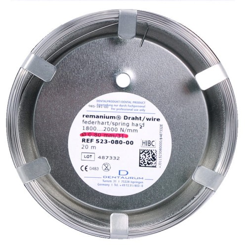 Drut Remanium okrągły sprężysto-twardy 0,8mm
