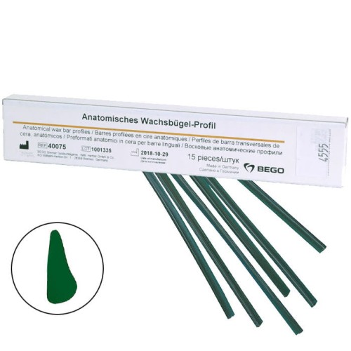 Woskowe profile łuku podjęzykowego Bego 15szt