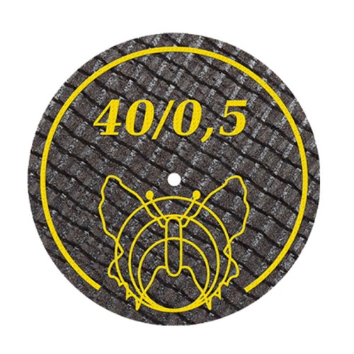 Tarcza zbrojona Motyl 40/0,5BF żółta