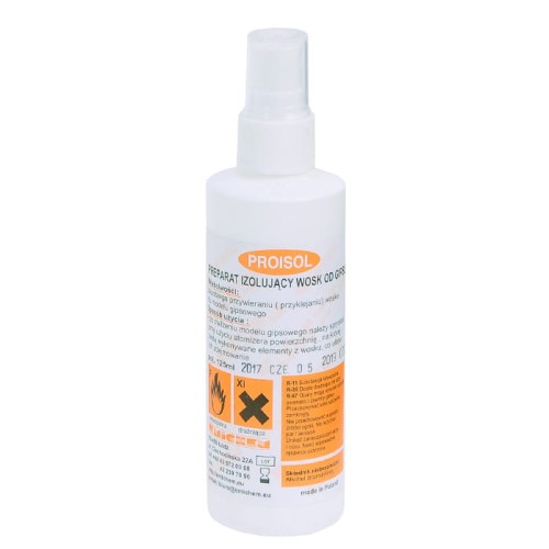Proisol - preparat izolujący wosk od gipsu 125ml