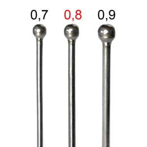Klamry kulkowe remanium 0,8mm