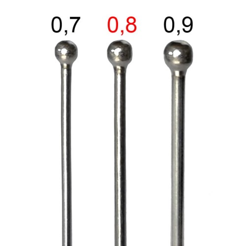 Klamry kulkowe remanium 0,8mm