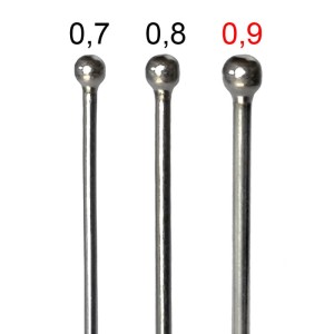 Klamry kulkowe remanium 0,9mm