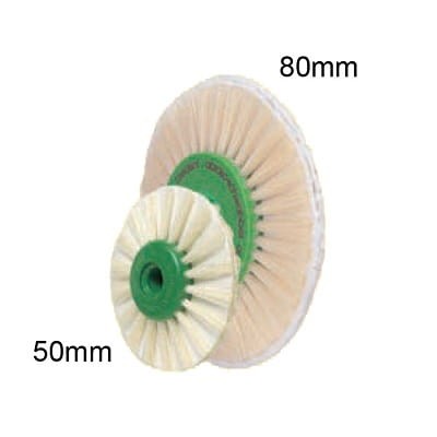 Szczotka 80mm do akrylu biała Abraso Bredent