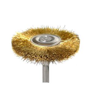 Szczotka mosiężna Polirapid 21mm z mandrelą 115/21