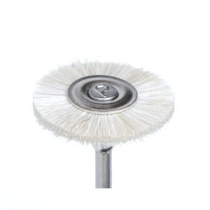 Szczotka na mandreli b. miękka biała 112/19mm