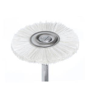 Szczotka na mandreli b. miękka biała 112/21mm