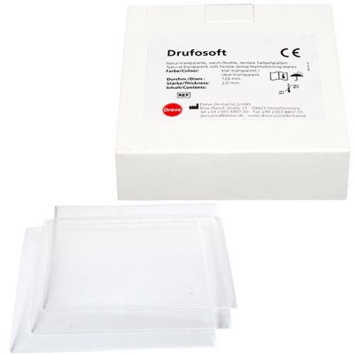 Folia 2,0mm Drufosoft kwadratowa 125x125mm