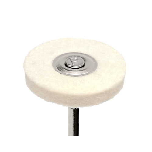 Filc krążek Polirapid na mandreli gr.3.5mm 21mm