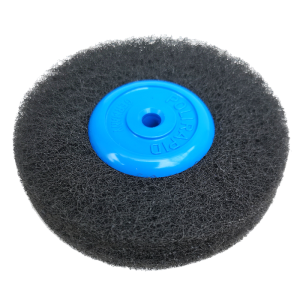 Szczotka z tworzywa średnio-szorstka szara 85mm