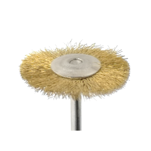 Szczotka mosiężna na mandreli A015 21mm