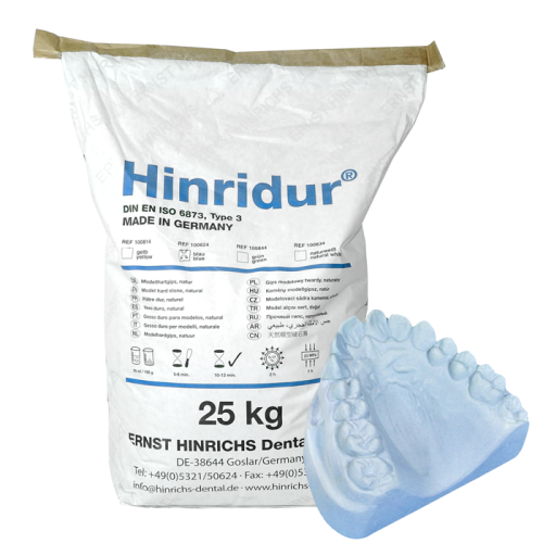 Gips III kl. niebieski Hinridur  25kg