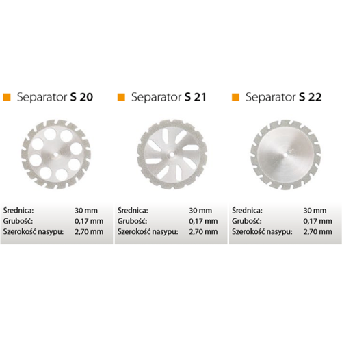 Separator diamentowy Motyl 30mm