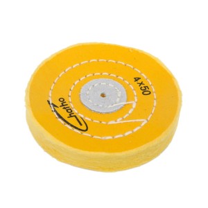 Szmaciak muślinowy przeszywany żółty 100x15mm