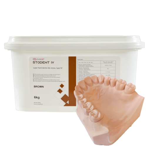 Gips IV kl. brązowy Stodent 6kg