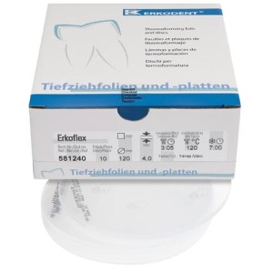 Folia 4,0mm Erkoflex okrągła 120mm 10szt.