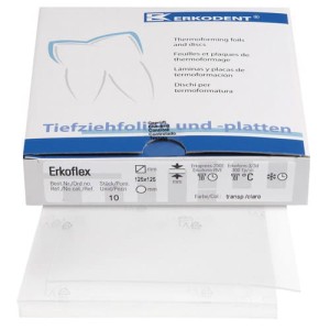 Folia 2,0mm Erkoflex kwadratowa 125x125mm 10szt.