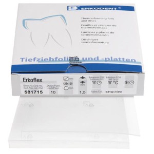 Folia 1,5mm Erkoflex soft kwadrat 125x125mm 10szt