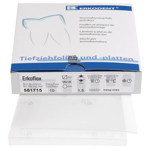 Folia 1,5mm Erkoflex soft kwadrat 125x125mm 10szt