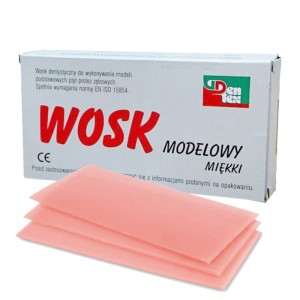 Wosk modelowy Dentex miękki 500g