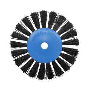 Szczotka 50mm 1-rzędowa plastik twarda czarna